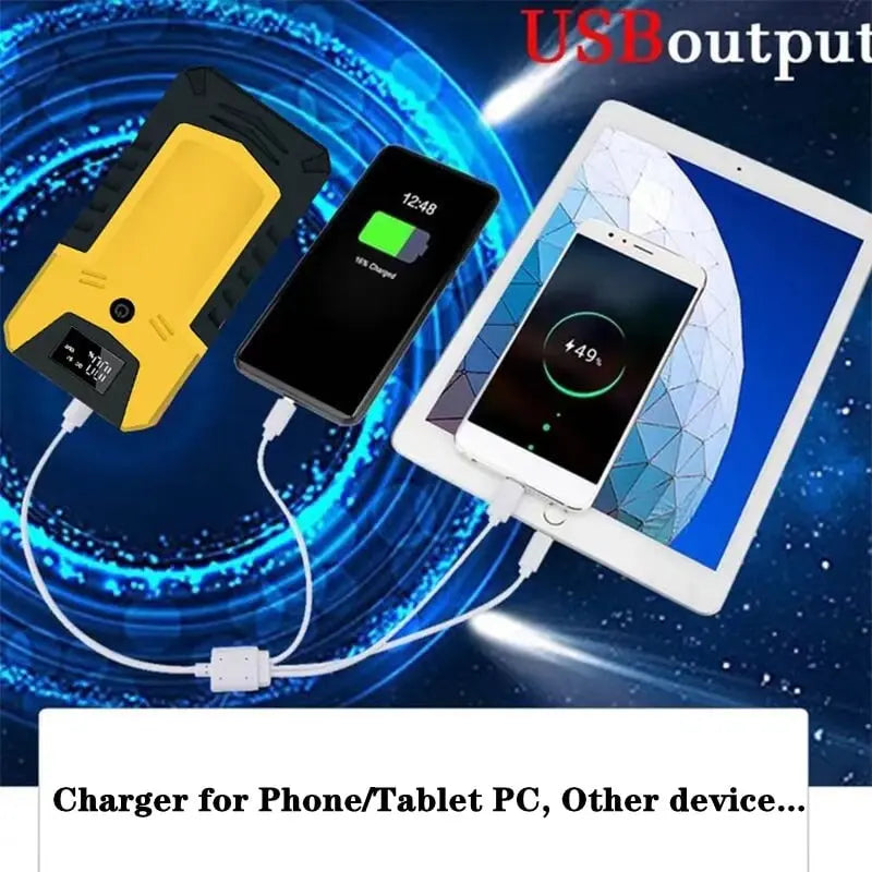 Auto Starthilfe Power Bank Autobatterie Ladegerät Batterie Booster Buster Auto Starthilfe Power Bank Autobatterie Ladegerät Batterie Booster Buster